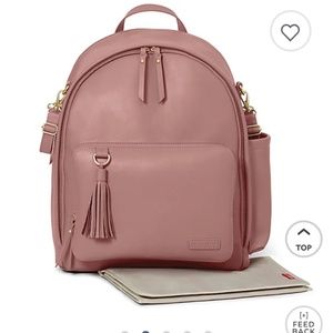 SKIP*HOP® Greenwich Simply Chic Backpack Diaper Bag in Dusty Rose